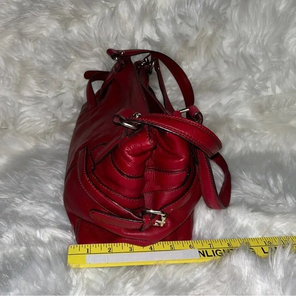 Etienne Aigner Tucson Handbag Style 70316 in Garnet - Picture 6 of 12